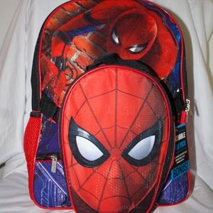 Spiderman Kids Backpack with detachable lunch box